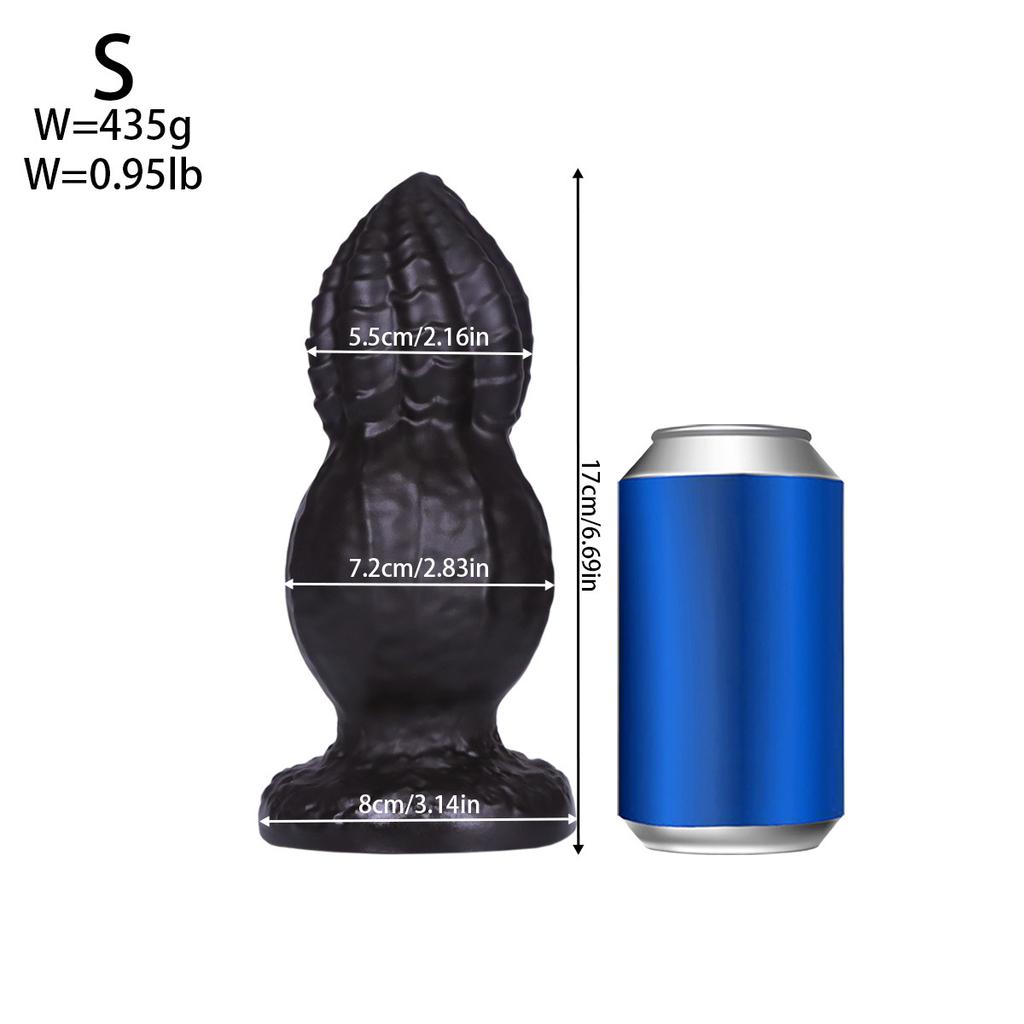 Extra Großer PVC Weicher Dildo Fisting Analplug Masturbator Saugfuß Analdilatator Erwachsenen Sexspielzeug Großer Schwanz Strap-on Penis