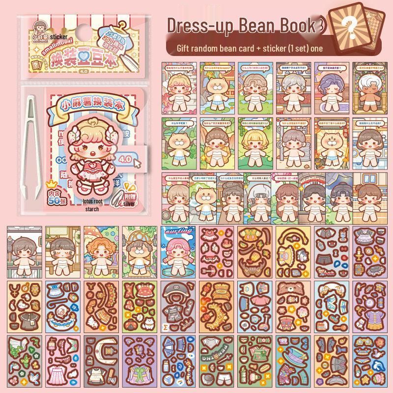 Little Mochi 6.0 Outfit: Complete Children's DIY Miniature Scene Decoration Sticker Set