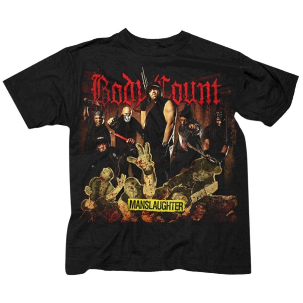 BODY COUNT Manslaughter 2015 European Tour Slim-Fit T-Shirt S NEW XXXL