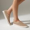 Foreign Trade Large Size Thick-soled Casual Board Shoes for Women Are Versatile and Breathable, Hollowed Out, Wearing Small White Shoes with One 