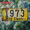 Vintage 1973 Classic Metal License Plate Wall Art 11.8x5.9 Inches Rustic Aluminum Sign for Garage Man Cave Retro Outdoor Decor