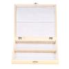 KKmoon 100-Places Wooden Slide Storage Box for Prepared Microscope Slides