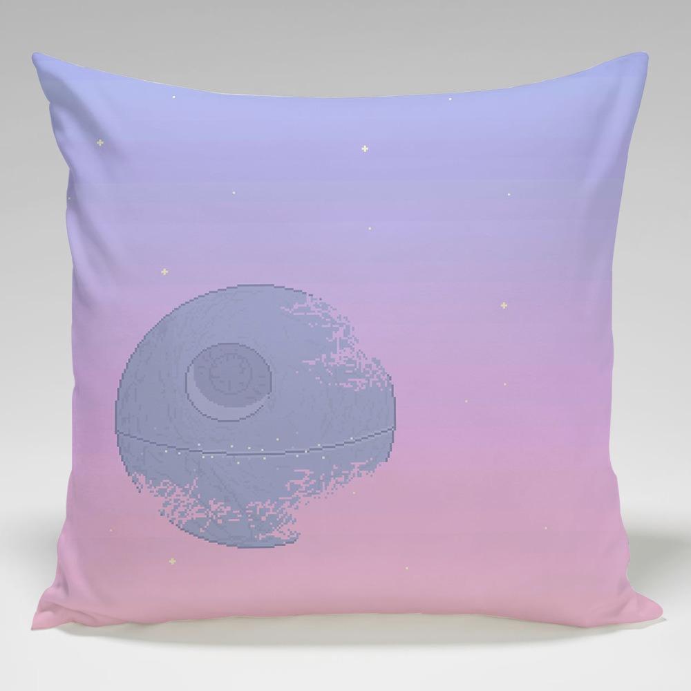 Night Sky Moon Print Bedroom Bedside Tatami Back Pillowcase Small Fresh Pillow Case Student Nap Pillow