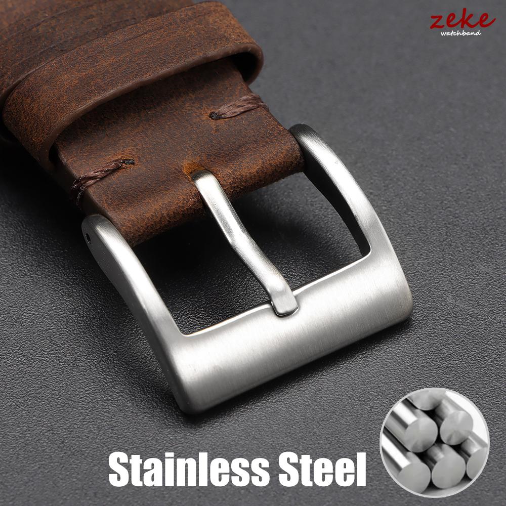 Quick Release Vintage Retro Genuine Leather Watch Band 18mm 19mm 20mm 21mm 22mm 24mm Crazy Men Women Straps Horse Watch Bracelet