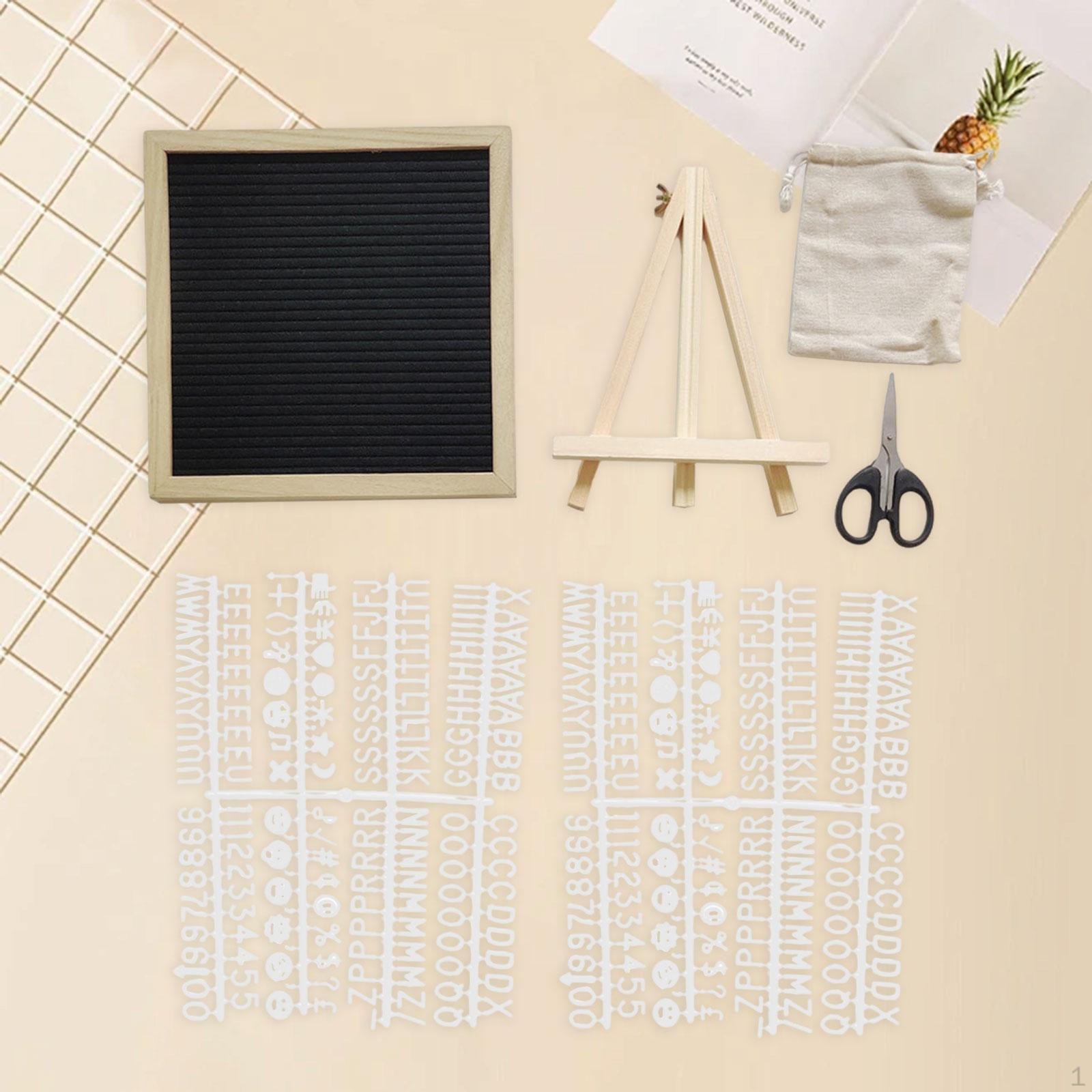 

Доска для письма из фетра, сменные информационные таблички с буквами, цифрами и символами чёрный