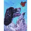 5D Diamond Painting Dog Cross Stitch სრული მრგვალი ბრილიანტის ნაქარგები მოზაიკა ცხოველთა ხელნაკეთი Rhinestone სახლის დეკორი