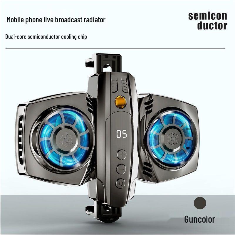 Semiconductor Cooling Back Clip for Mobile Phones - Keeps Your Device Cool During Streaming and Gaming