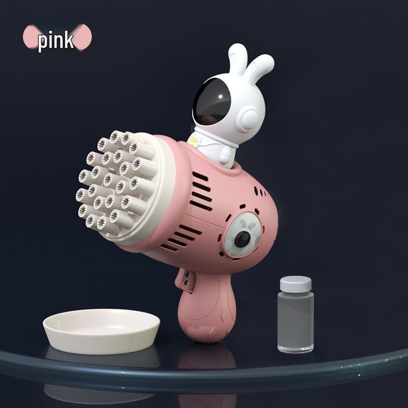 Automatic Bear Bubble Machine Toy with Lights for Kids – Summer Outdoor Fun