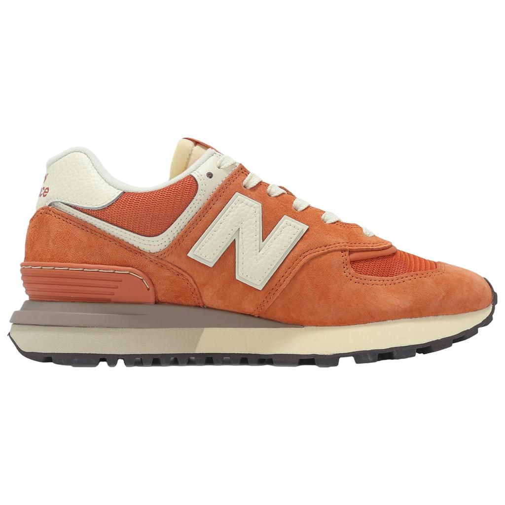 New Balance Nb 574 Comfortable Versatile Low-Top Running Shoes Men Sneakers Orange Beige U574LGROD