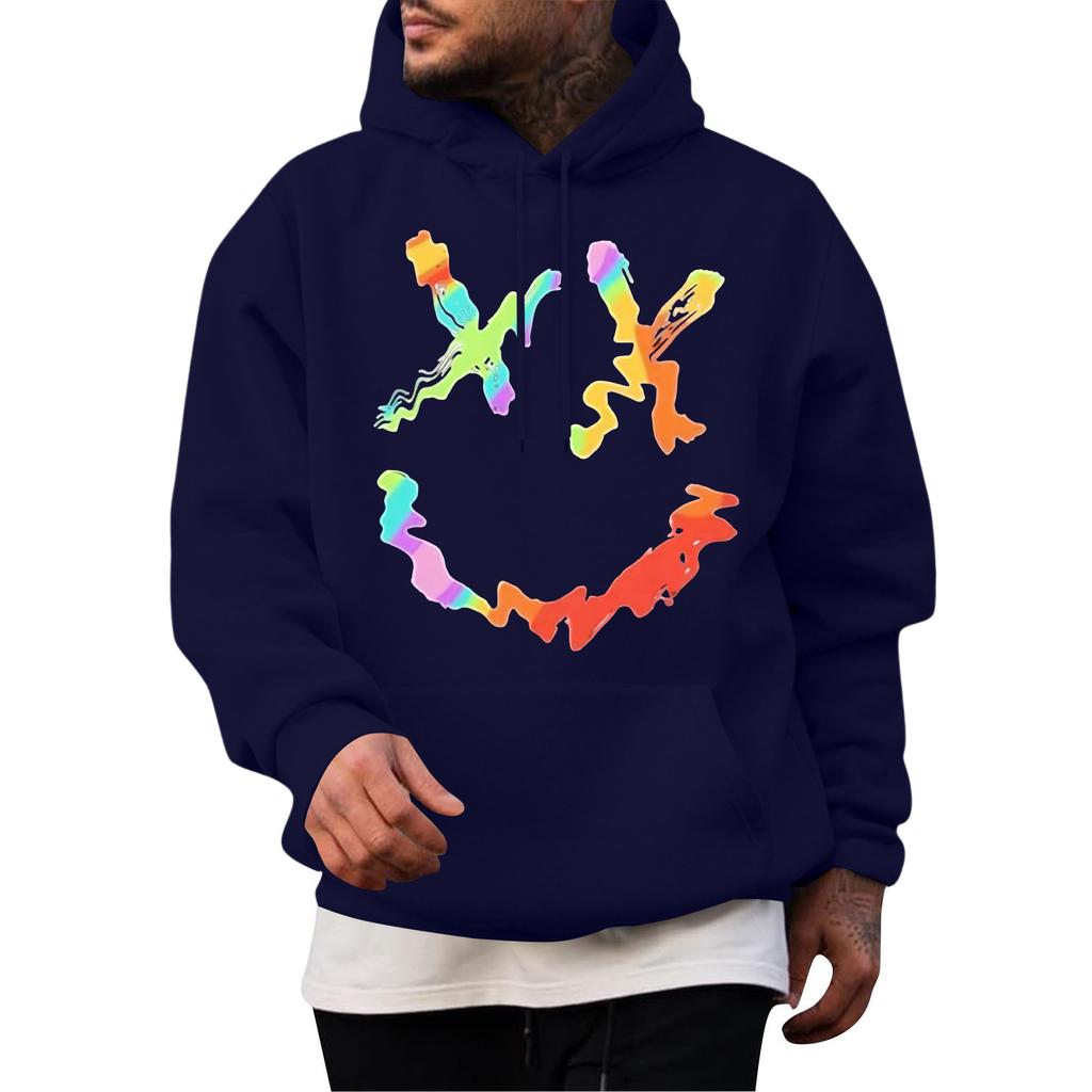 Men's Casual Hoodie Fashion  Sweatshirt With Hood Leisure Tops Teenager Streetwear Fashion Long Sleeve Shirt Warm