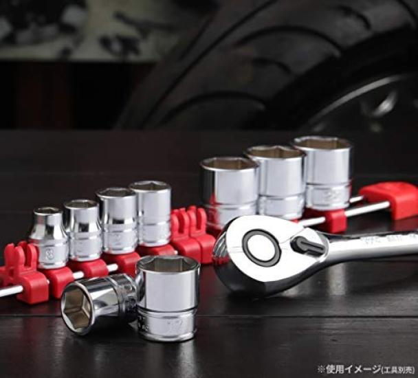 KTC Hex Socket Set B3-9P 9.5sq. 9-Piece (B3-08, 10, 12, 13, 14, 17, 19, 21, 22)