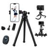 Golf Practice Aid, Golf Smartphone Stand, Swing Recording, Swing Practice Visualization, Tripod, Octopus-leg Stand, Camera, GoPro Compatible,