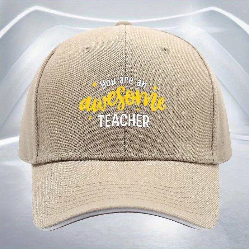 You Are An Awesome Teacher Baseball Cap Polyester Adjustable Sport Outdoor Hat