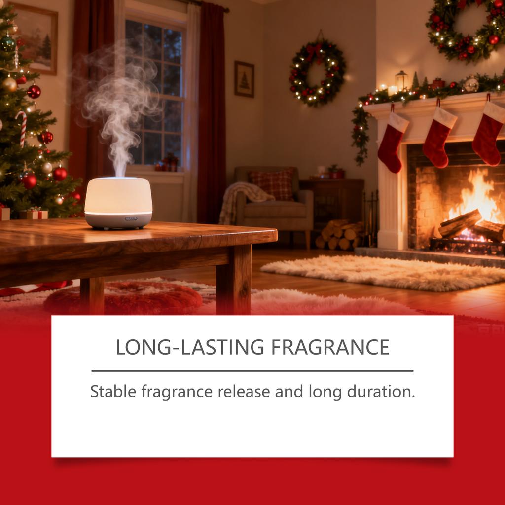 Christmas Premium Aroma Oil Set Of 6 Scents For Home, Holiday And Gift, Natural Aroma Diffuser,60ML
