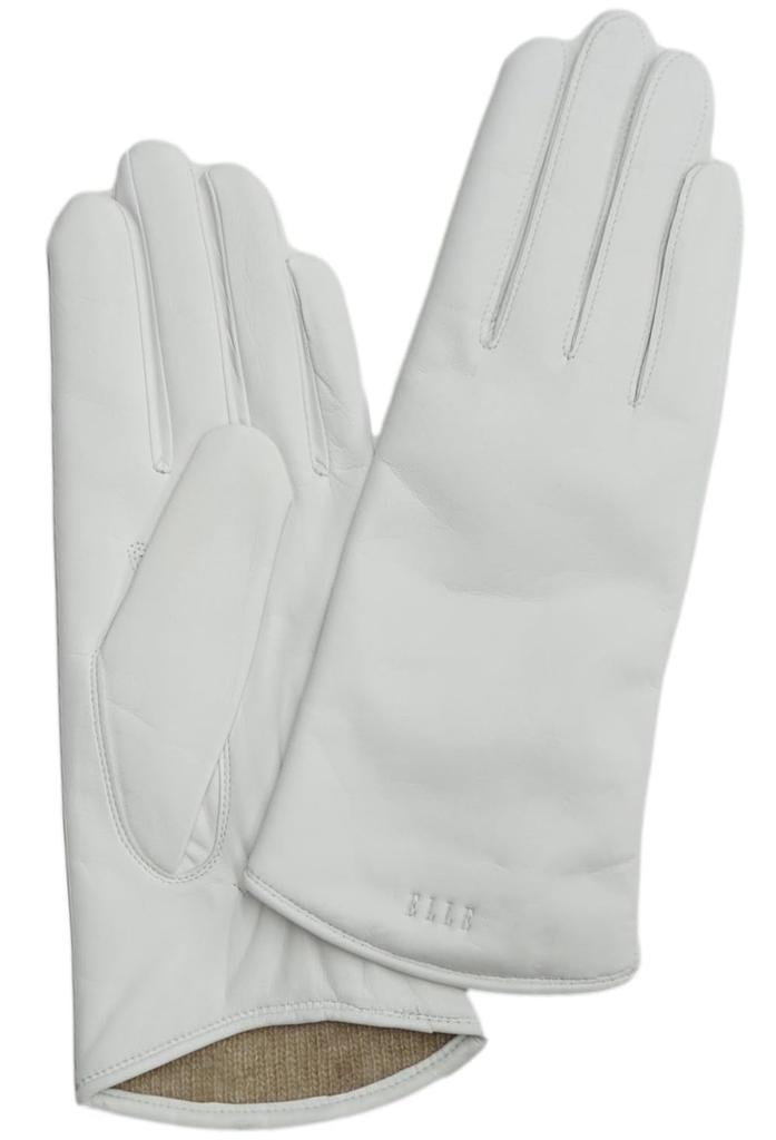 ELLE Gloves with Cute Curved Made in Cashmere and Sheepskin 11 3 Genuine Gloves with Christmas Gift 20cm Women's Hems, Japan, 100% Lining, Colors,
