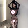 Erotischer Netzstrumpf Versuchung Damen Schrittlos Transparent Ausgeschnitten Porno Sexy Dessous Body Exotische Kostüme