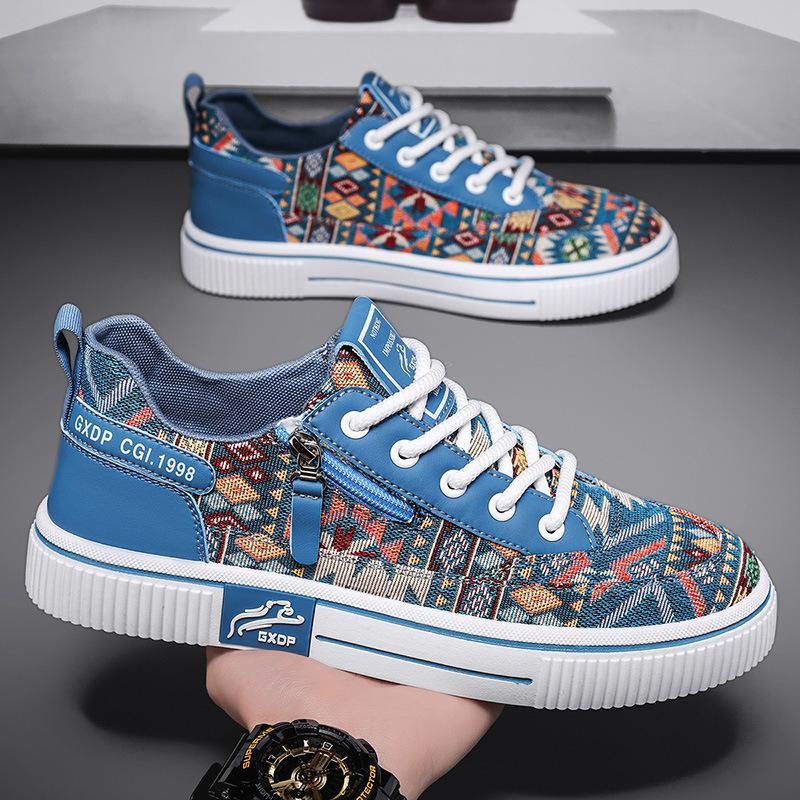 Men's shoes 2025 summer new men's youth sense national tide personalized sports board shoes low-top student outdoor casual shoes