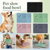 Pet Licking Mat for Dogs and Cats Slow Feeder Silicone Non Slip Textured Surface Interactive Feeding Pad