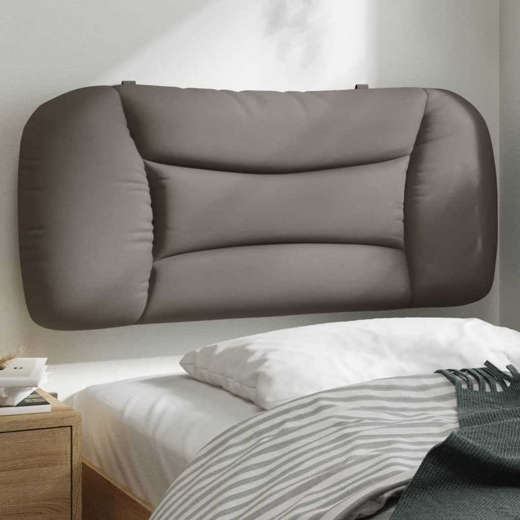 Vidaxl Poduszka Na Wezgłowie, Kolor Taupe, 90 Cm, Tkanina
