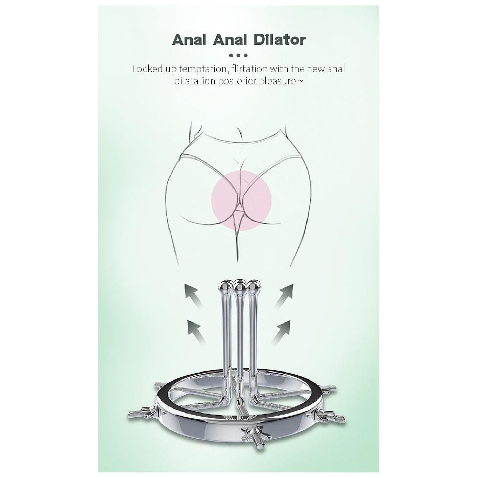 SM Extreme Anal Spreader Vaginální dilatátor Vaginální zrcátko Zrcadlo pro dospělé Masturbátor Anus Dilators Plug Sex Toys Medical