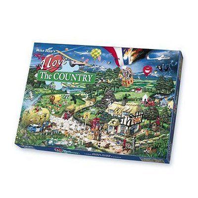Puzzle 1000 pièces - GIBSONS - J'AIME la campagne - Paysage et nature - Pour enfants à partir de 12 ans
