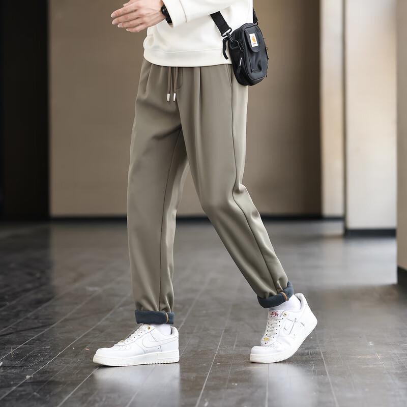 Pánské ležérní jogger kalhoty s fleecovou podšívkou