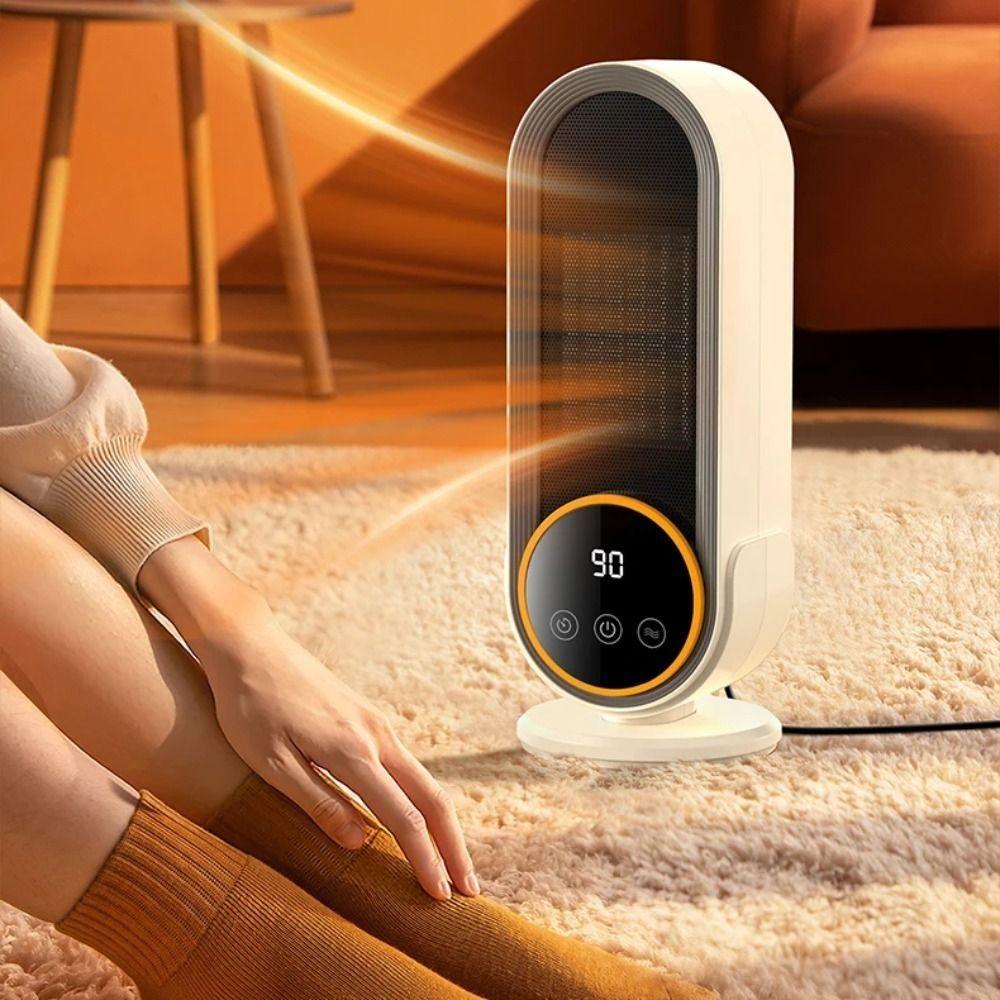 Vertical PTC Ceramic Heating Warmer Machine Portable Heater Adjustable Electric Fan Heater Office