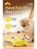 Interactive Cheese-Themed Cat Toy Dispenser