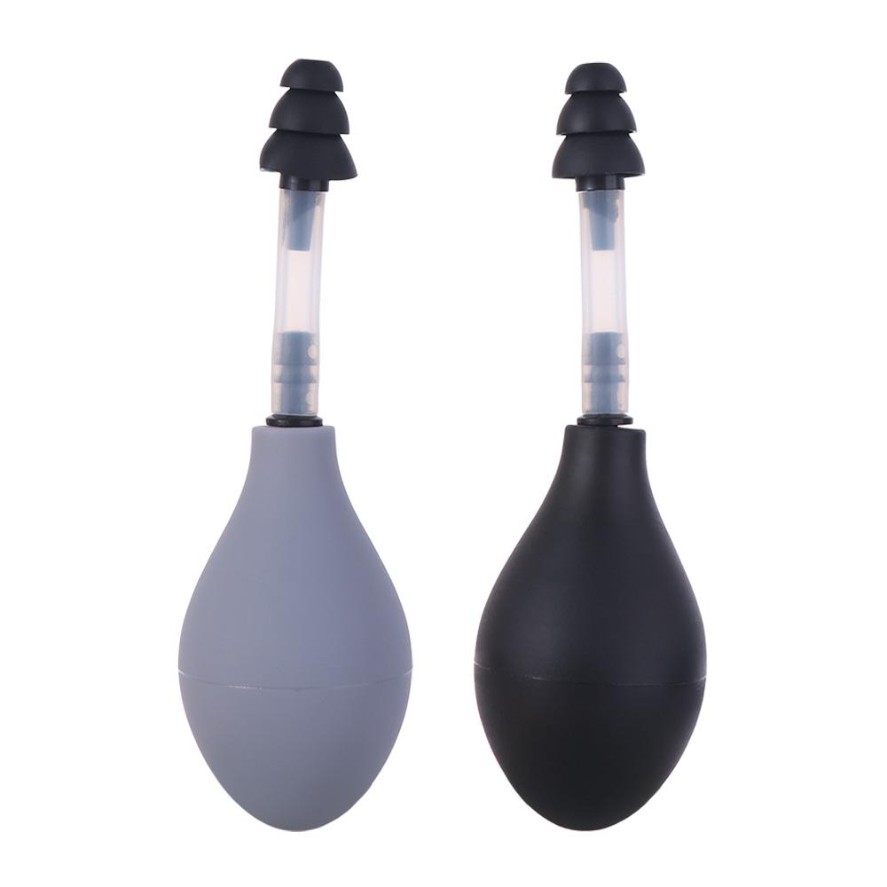 Silicone Inner Ear Pressure Tool Black Grey Relief Suction Device Soft Ear Pressure Tool Airplane