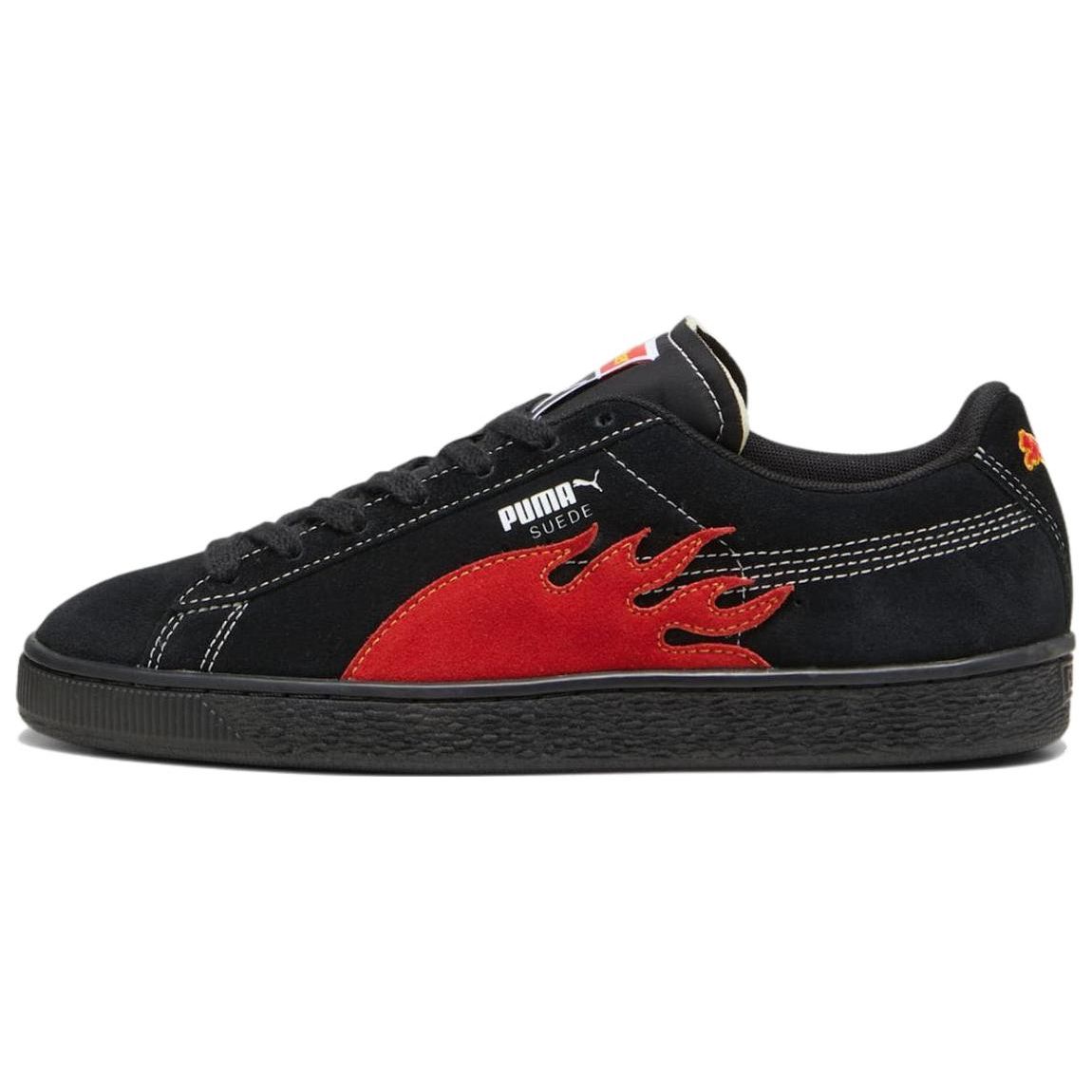 Butter Goods x Puma Suede Flame Men Sneakers Black Red 396127-01 37