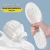 Men's and Women's High Elastic Shock-Absorbing Sports Insoles - Breathable, Sweat-Absorbent, Thickened for Basketball - Super Soft Comfort.