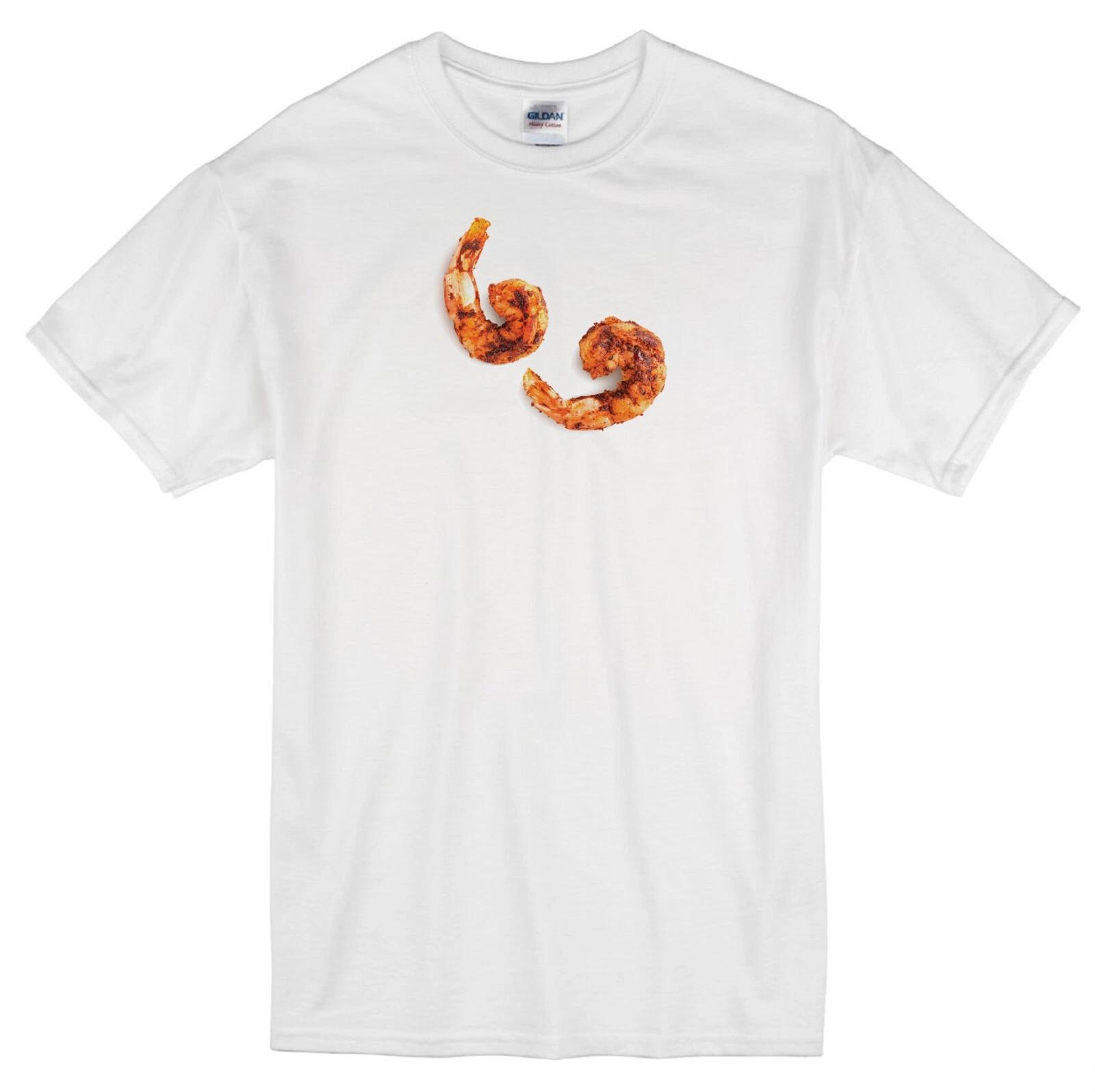 

SHRIMP SEASONED COOKED SCAMPI FRIED SEAFOOD RED LOBSTER RESTAURANT WHITE T-shirt S