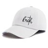 Gorra de Béisbol con Estampado de Fe para AdultosEstilo Retro Minimalista Casual Suave Ajustable Gorra de PadrePerfecta Como Regalo