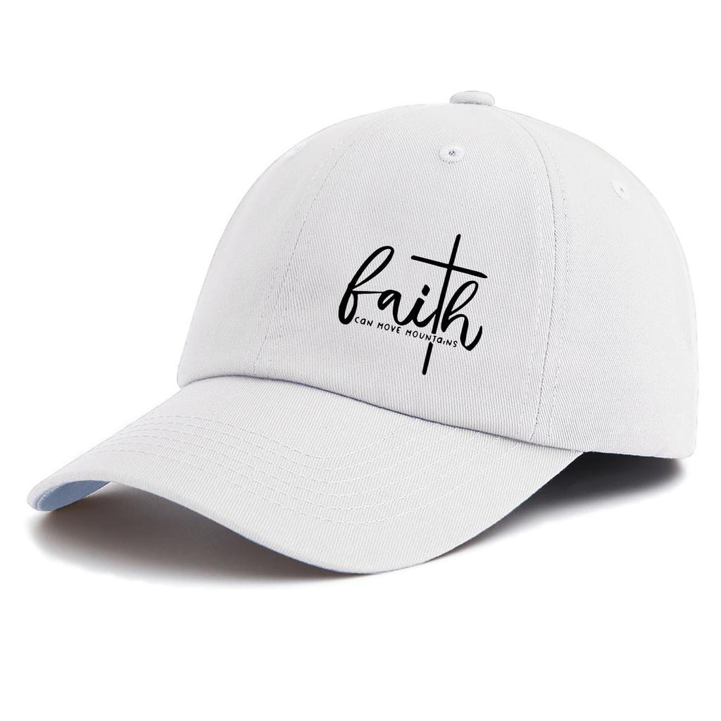 Gorra de Béisbol con Estampado de Fe para AdultosEstilo Retro Minimalista Casual Suave Ajustable Gorra de PadrePerfecta Como Regalo