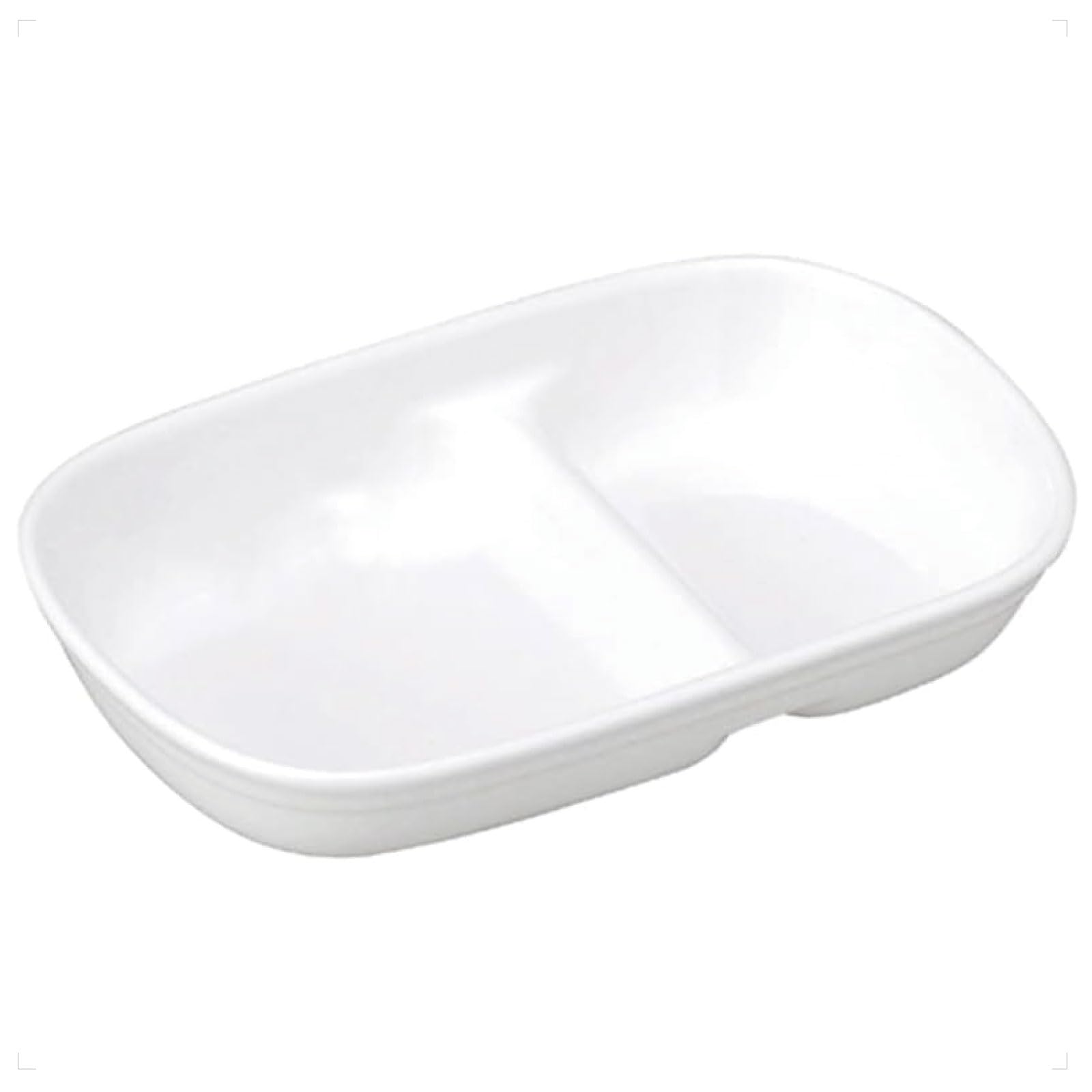 

тарелка для детского питания и сервировки Maruku Page One детский сад усиленная 172T [10,7 см тарелки с 2 отделениями] (официальный) тарелка, Ударопрочная, Детская белый