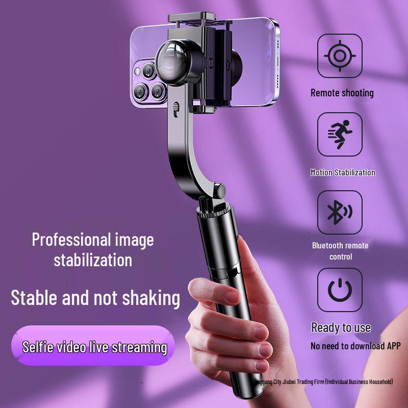 2025 Handheld Gimbal Stabilizer: Anti-Shake Mobile Phone Holder, Live Stream Tripod, and Selfie Stick
