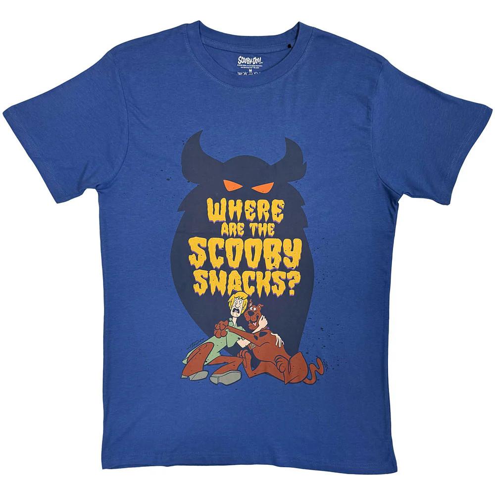 Scooby Doo T-Shirt: Scooby Snacks (Blue) OFFICIAL NEW S