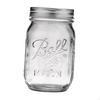 Glass Mason Jar with Lids and Band for Baby Shower Storing Candies Regular Mouth