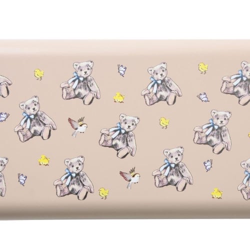 Paul & Joe Break Time Marks Bear Latte Lunch Box, Rectangular, Two Tiers, PAJB-DBX08-BE