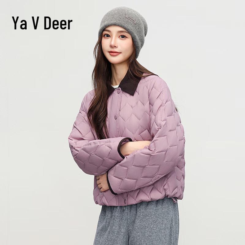 Yalou Women's Lightweight Shirt-Style Down Jacket