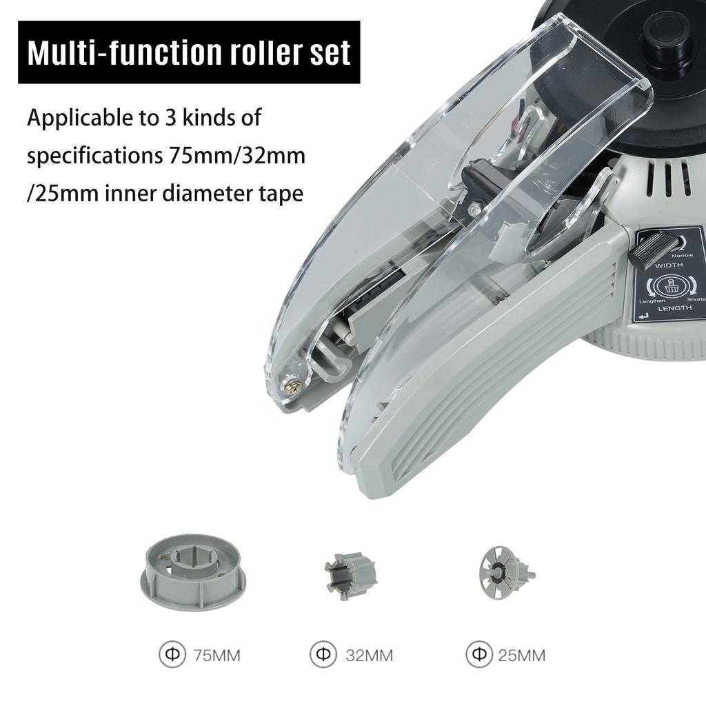 Automatic Tape Dispenser Cutter Electric Rotary Tape Cutting Machine for 253278mm Tape Inner