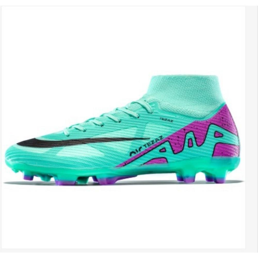 High-top Football Shoes, Broken Nails, Artificial Turf, Boys and Girls, Teenagers, Students, Artificial Grass Training Shoes