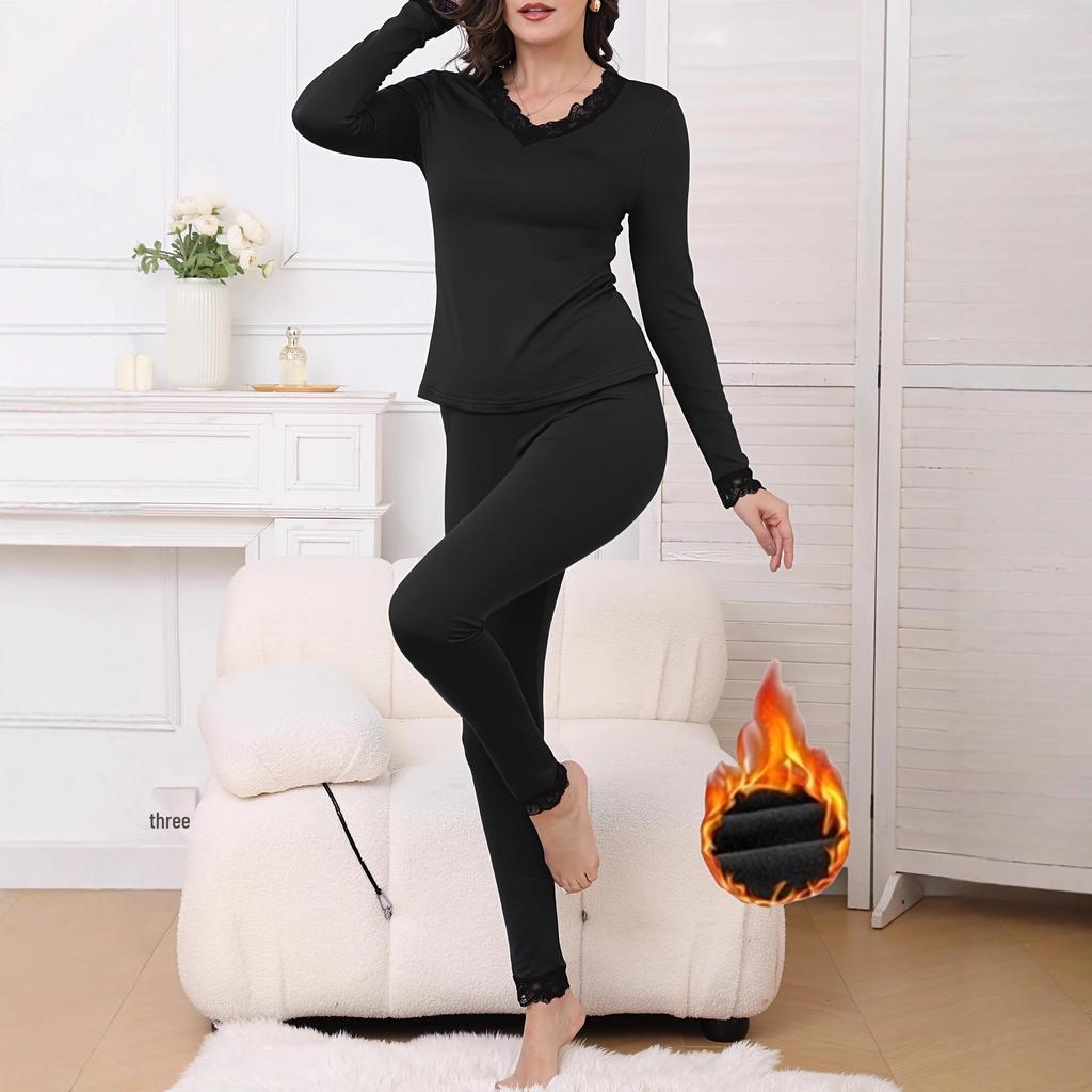 Women's Autumn & Winter Slim Fit Fashion Base Layer Set
