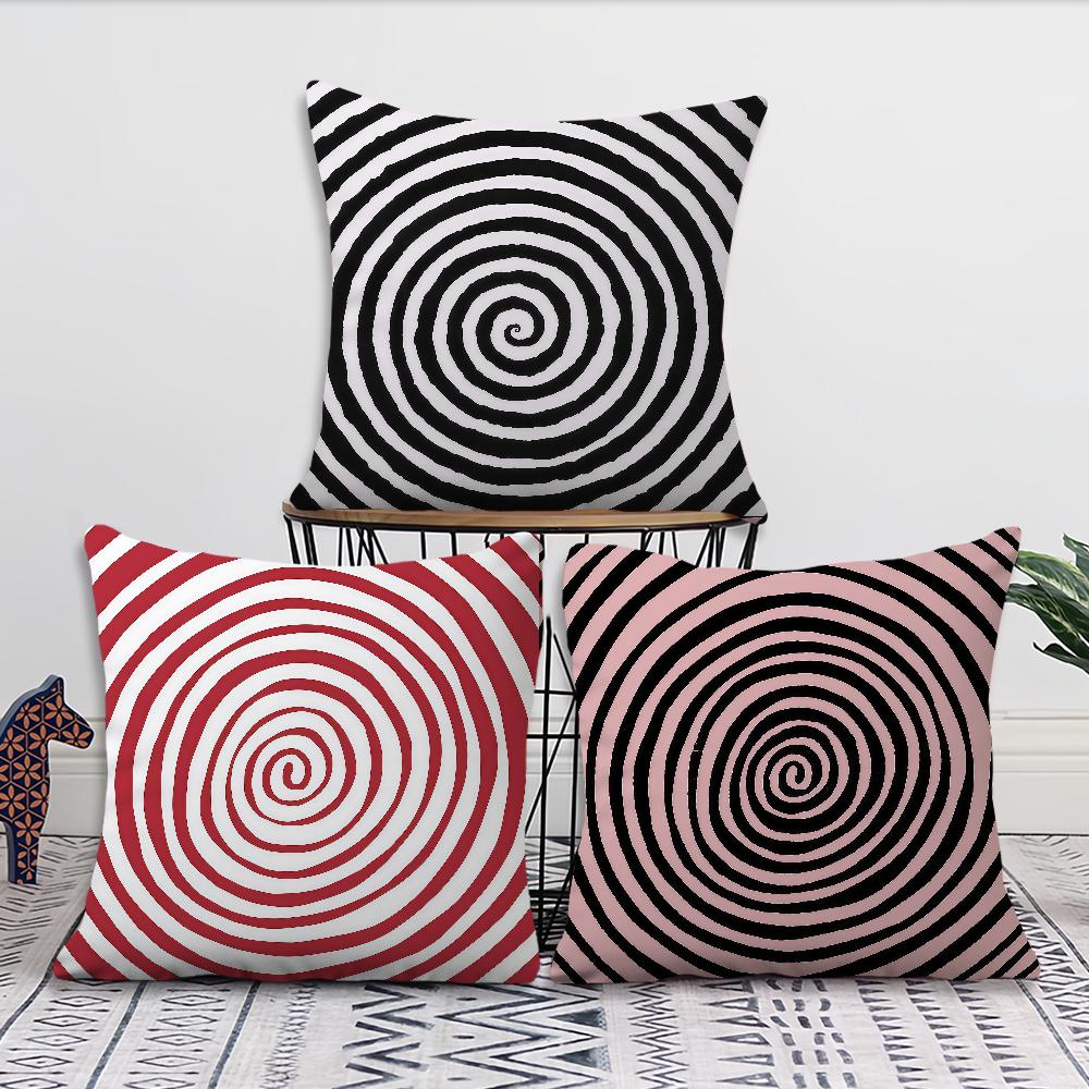 Fashio Swirl cushion cover Pillow Cover Decoration Room Home Sofa living Office Car Nordic Simplicity