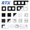 BLACK 2-field PVC frame for the RTX SH system