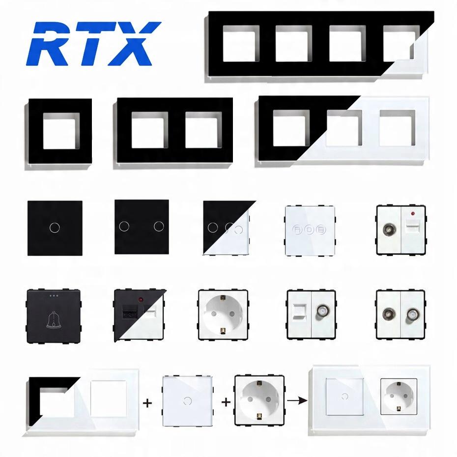 BLACK 2-field PVC frame for the RTX SH system