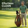 Press-Type Club Cleaning Brush Water Spray Club Washer Portable Golf Brush  Club Head Grooves
