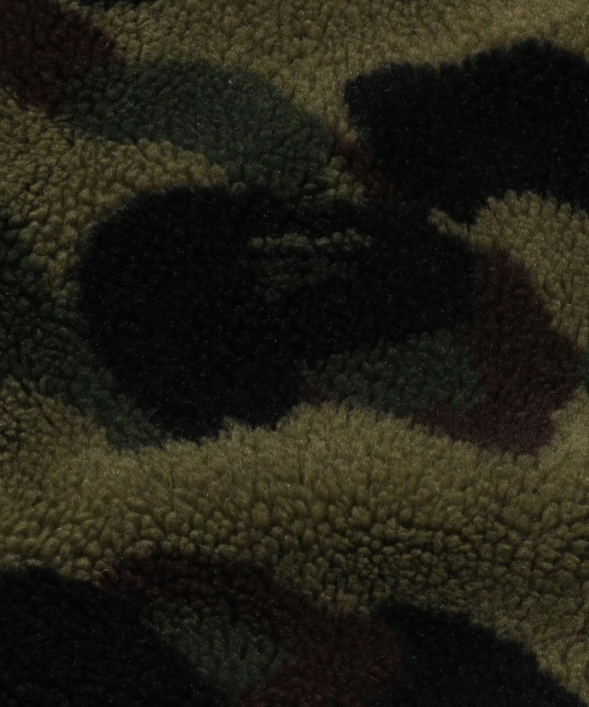 Bape First Camo Fleece Jacket (M) Green
