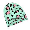 ZLIENSZUS Leopard Print Knit Hat - Stylish Animal Print Beanie with #24, Fashionable Suitable for City Outfits, Casual Wear, Parties, Everyday - Trend