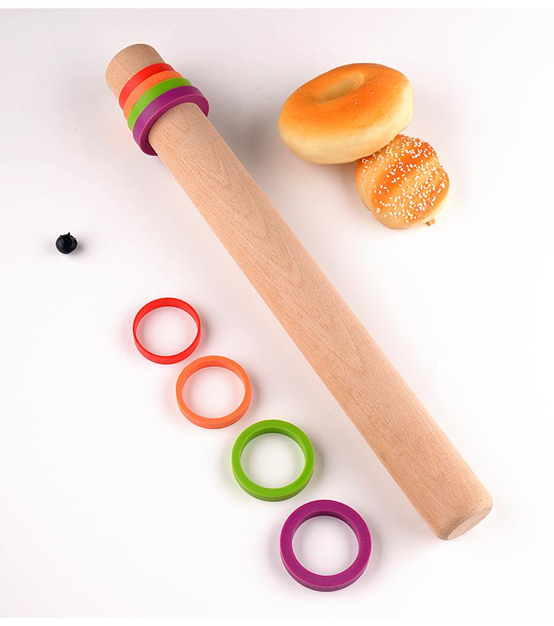 Adjustable Non-stick Stainless Steel Rolling Pin for Baking